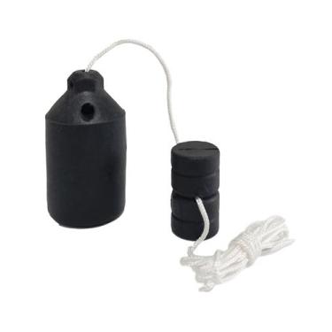 Imagem de Prumo p/ pedreiro profissional borracha p/ parede com corda - Paraboni