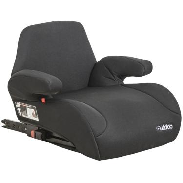 Imagem de Assento de Elevação Infantil para Carro Kiddo Comfort Isofix 15 a 36kg Preto Com Apoio...