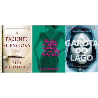 Imagem de Kit 3 livros A paciente silenciosa + Os sete maridos de Evelyn Hugo + A garota do lago