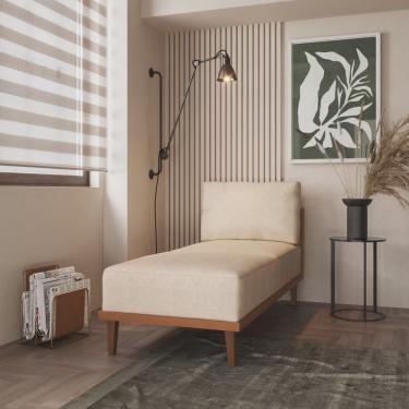 Imagem de Chaise Boreal Base em Madeira com Mola Ensacada CabeCasa MadeiraMadeira