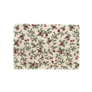 Imagem de Jogo Americano de Gobelin Auguri Casa Bacche Di Natale 35X50CM