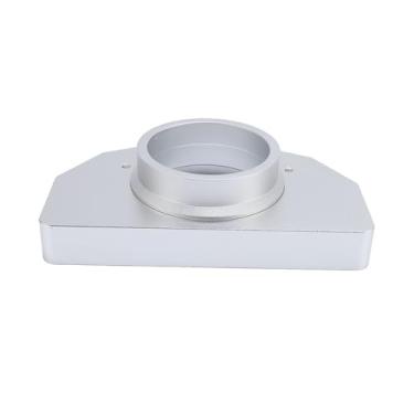 Imagem de Sede do Suporte para Suporte do Volante do Volante de Corrida, Reparo e Modificação do Volante de Liga de Liga de Alumínio para G25 G27 G29 G920 G923, Experiência de Jogo (Prata)