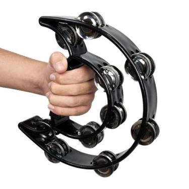 Imagem de Pandeiro Meia Lua Pandeirola Duplo Profissional Konig
