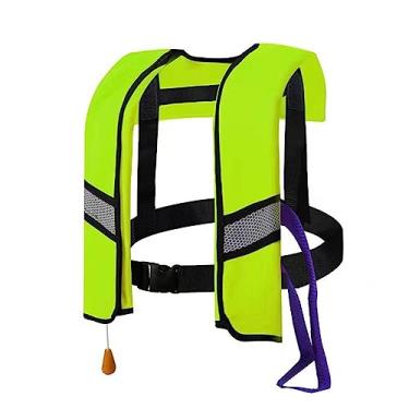 Imagem de GDLHY Colete De Mergulho Com Snorkel, Colete Inflável Portátil Para Mergulho Com Snorkel, Segurança Para Natação E Mergulho, Colete Inflável Manual Ajustável Para Homens E Mulheres Para Natação, Pes