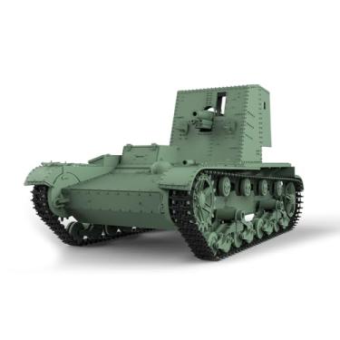 Imagem de SSMODEL 48586 1/48 Kit de modelo de resina impressa em 3D Soviética SU-26 Pistola autopropelida