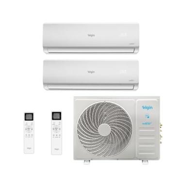Imagem de Ar Condicionado Tri Split Hi Wall Inverter Elgin Plus 3x12000 BTU/h Quente e Frio 45MTQE27C2CB – 220 Volts