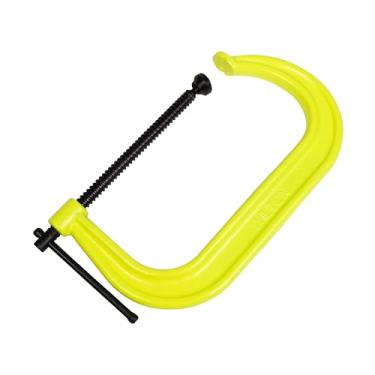 Imagem de Braçadeira C de segurança Wilton 410-SF Hi-Vis, abertura de mandíbula de 26 cm, garganta de 15 cm (14306)
