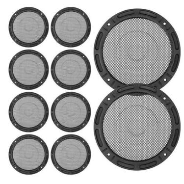 Imagem de Kit 10 Telas Alto Falante 8 Polegadas Grade Arlem Plástica - Permak