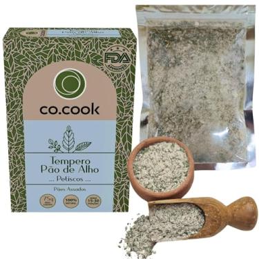 Imagem de CoCook Tempero 100% Natural Pão de Alho Petiscos 75g Ideal para Churrasco, Festas Zero Glúten, Zero Lactose, Zero Conservantes, Zero Corantes, Zero Sódio - Rende até 30 porções
