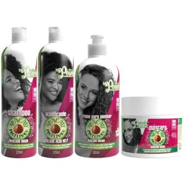 Imagem de Kit Soul Power Avocado 4 Produtos Linha Completa Tratamento Capilar Ac