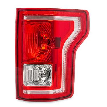 Imagem de RANSOTO Luz traseira do lado do passageiro direito com lâmpadas compatíveis com Ford F-150 2015 2016 2017 luzes traseiras de freio lâmpadas traseiras Repalce FL3Z13404A, FO2801239