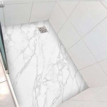 Imagem de Adesivo Piso Box Mármore Calacata Antiderrapante - Colacomigo