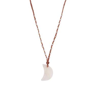 Imagem de Alex and Ani Colar deslizante com pedra de cura da lua, One Size, Latão, Sem Pedra Preciosa