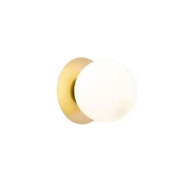 Imagem de Arandela Alasca 13,5 X 12 Dou Globo Leitoso 10027 Nobre - 32045 Dourado