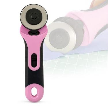 Imagem de Cortador De Tecido e Papel 45mm Profissional Cabo Emborrachado Para Ar