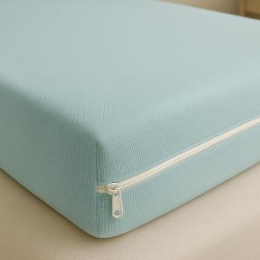 Imagem de Capa Para Colchão Queen com Zíper Tecido Algodão em Malha - Callandra,