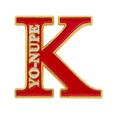 Imagem de Blazer Desert Cactus Kappa Alpha Psi Fraternidade Kappa Logotipo Lapela Pin Esmalte Grego Formal Wear Jaqueta (K com YO-NUPE)