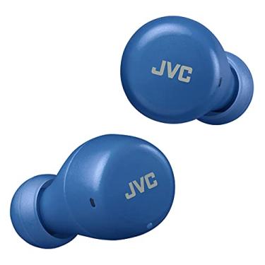 Imagem de JVC Gumy Mini True Wireless Earbuds Headphones, Bluetooth 5.1, Water Resistance(IPX4), Long Battery Life (up to 15 Hours) - HAA5TA (Blue), Small