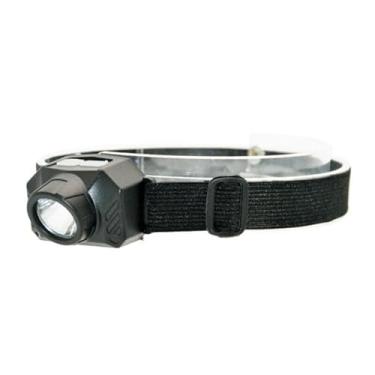 Imagem de Lanterna de Cabeça LED, 3 Funções, Ideal para Bike, Pesca e Camping, Preta