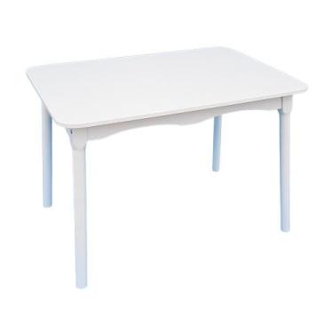 Imagem de Mesa de Jantar Colonial Brisa Mesa 110X80 cm, Em Madeira Rustico Tampo
