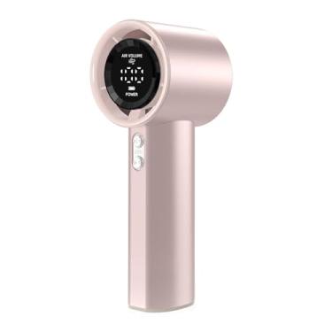 Imagem de Kuntesetty Ventilador portátil com 100 modos de velocidade para atividades externas, Rosa, Tamanho real