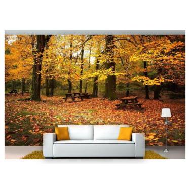 Imagem de Papel De Parede Floresta Natureza Árvores 3D 3M² Xna156 - Você Decora
