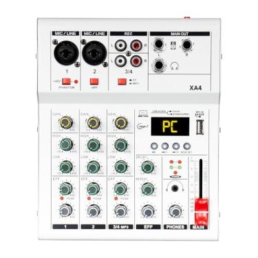 Imagem de Mesa de Som GOCHANMI XA4 DJ Mixer de Áudio 4 Canais USB Bluetooth