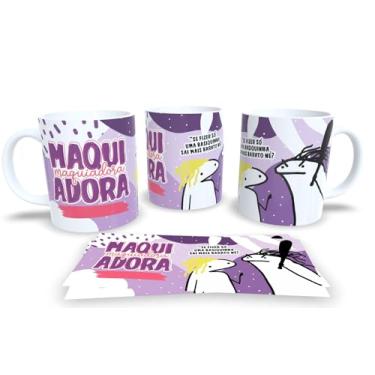 Imagem de Caneca Profissão em Porcelana 325ml – Designer, Médico, Engenheiro, Professor e Mais (Maquiadora)