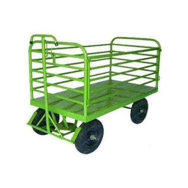 Imagem de Carro Plataforma Fechado Em Tubo 5ª Roda Carga 500kg - Made in Brazil,
