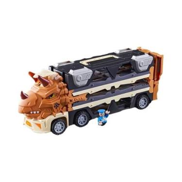 Imagem de Tricératops Infantil, Brinquedo De Trem Deformável, Liga Metálica, Tri