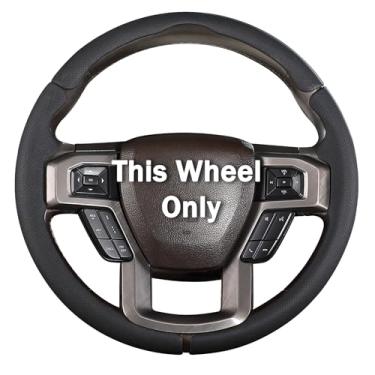 Imagem de Capa de volante para Ford F150 2015-2020/ F250 2017-2021/ F350 2017-2021/ F450 2017-2021/ F550 2017-2021/ Ford Expedition 2018-2021 Protetor de roda para direção Ford Acessórios para rodas