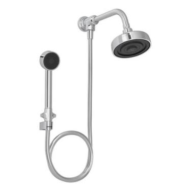 Imagem de Chuveiro Deca Com Ducha E Chuveirinho Cromado Acqua Plus
