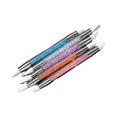 Imagem de Conjunto De Pincéis Ultrafinos Rosa Para Arte Em Unhas Francesas, 5 Pe