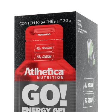 Imagem de GO! Energy Gel Recovery Atlhetica Nutrition (300g) Morango