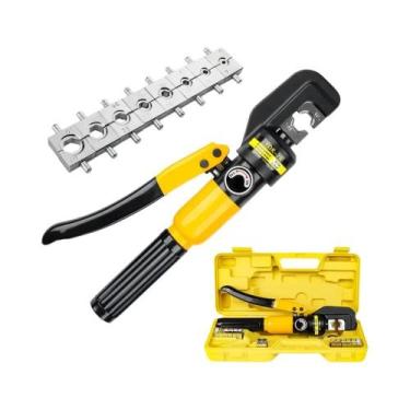Imagem de Braçadeira Hidráulica 4-70mm² DIY Cabo De Fiação Alicate De Crimpagem 