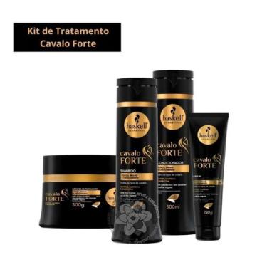 Imagem de Kit Haskell Cavalo Forte 4 Produtos 300ml - Leave in