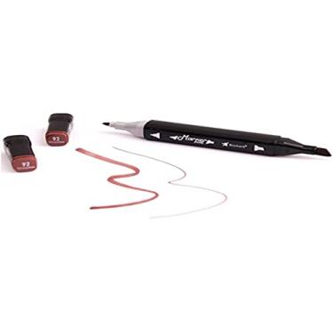 Imagem de Marcador Permanente Dual Marker, Bismark, PK0206D1092, Chocolate