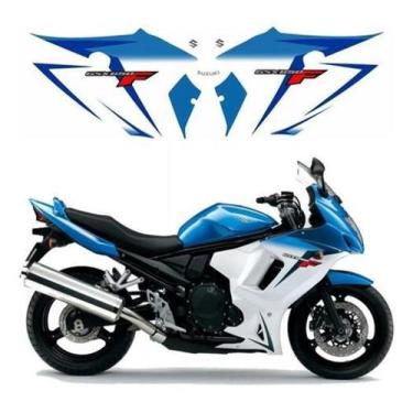 Imagem de Kit Adesivo Compatível Suzuki Gsx 650F Azul - Spts