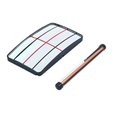 Imagem de predolo Espelho de golfe para auxílio de treinamento de alinhamento de putt, auxílio de putt portátil com feedback instantâneo para iniciantes, ferramenta de
