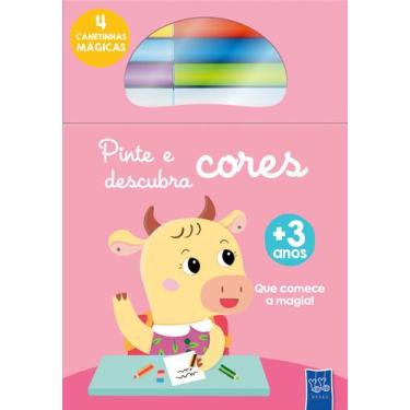 Imagem de Livro - Pinte e descubra cores: Vaca