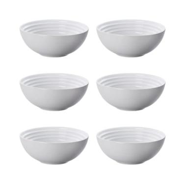 Imagem de Jogo de 6 Bowls para Cereal de Cerâmica 16 cm Branco