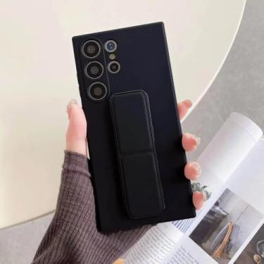 Imagem de Capa protetora com suporte magnético para Samsung Galaxy S24, 25 e 23 Ultra, preta, para Samsung S25 Plus