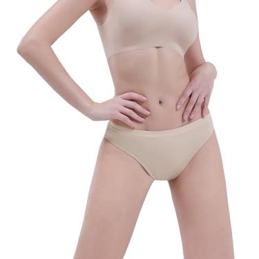 Imagem de AIRCUTE Roupa íntima lavável super absorvente para incontinência urinária para mulheres e meninas para vazamentos na bexiga 90 ml (Médio, Bege)