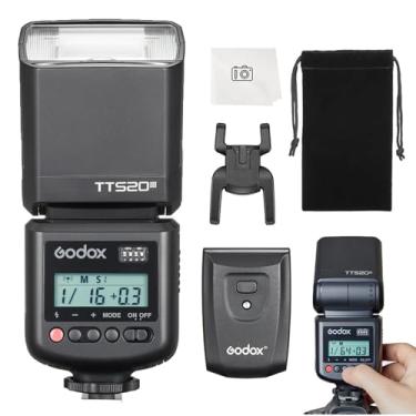 Imagem de GODOX Flash de câmera sem fio TT520III, 433 MHz GN33 para flash Canon com transmissor