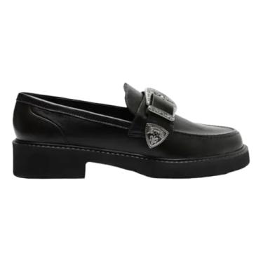 Imagem de Mocassim Couro Fivela Arezzo A13268 0003 (Preto, BR, Adulto, Numérico, 39)
