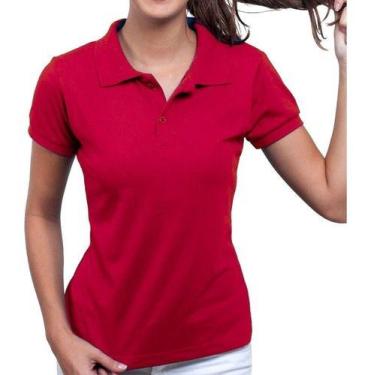 Imagem de Camisa Polo Feminina Camiseta Gola Atacado Uniforme Piquet - Vesttuari