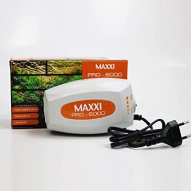 Imagem de Compressor De Ar Maxxi Pro-6000 5w P/ Aquário Até 160l, 220V