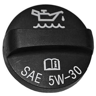 Imagem de LEMYEF Tampa de enchimento de óleo de motor 5W-30 94-12 adequada para Buick Cadillac Chevrolet GMC OEM # 12573337