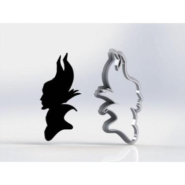 Imagem de Cortador Malévola Silhueta Tamanho 6cm