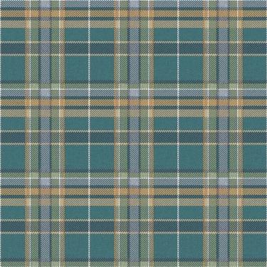 Imagem de Papel de Parede Botany House Xadrez Verde 15576